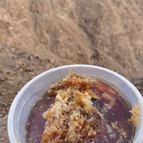 عسل وحشی کوهی قرمز سمر صادراتی زنبور ریز صد گرم