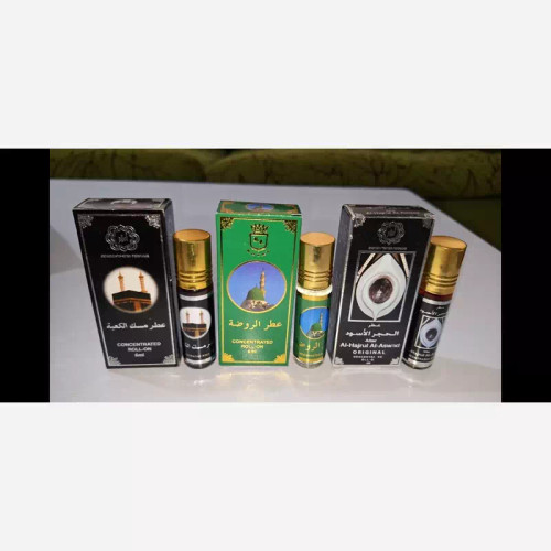 عطر مکه کعبه روضه النبی حجر الاسود ۱۸ میل سه عددی تخفیفی
